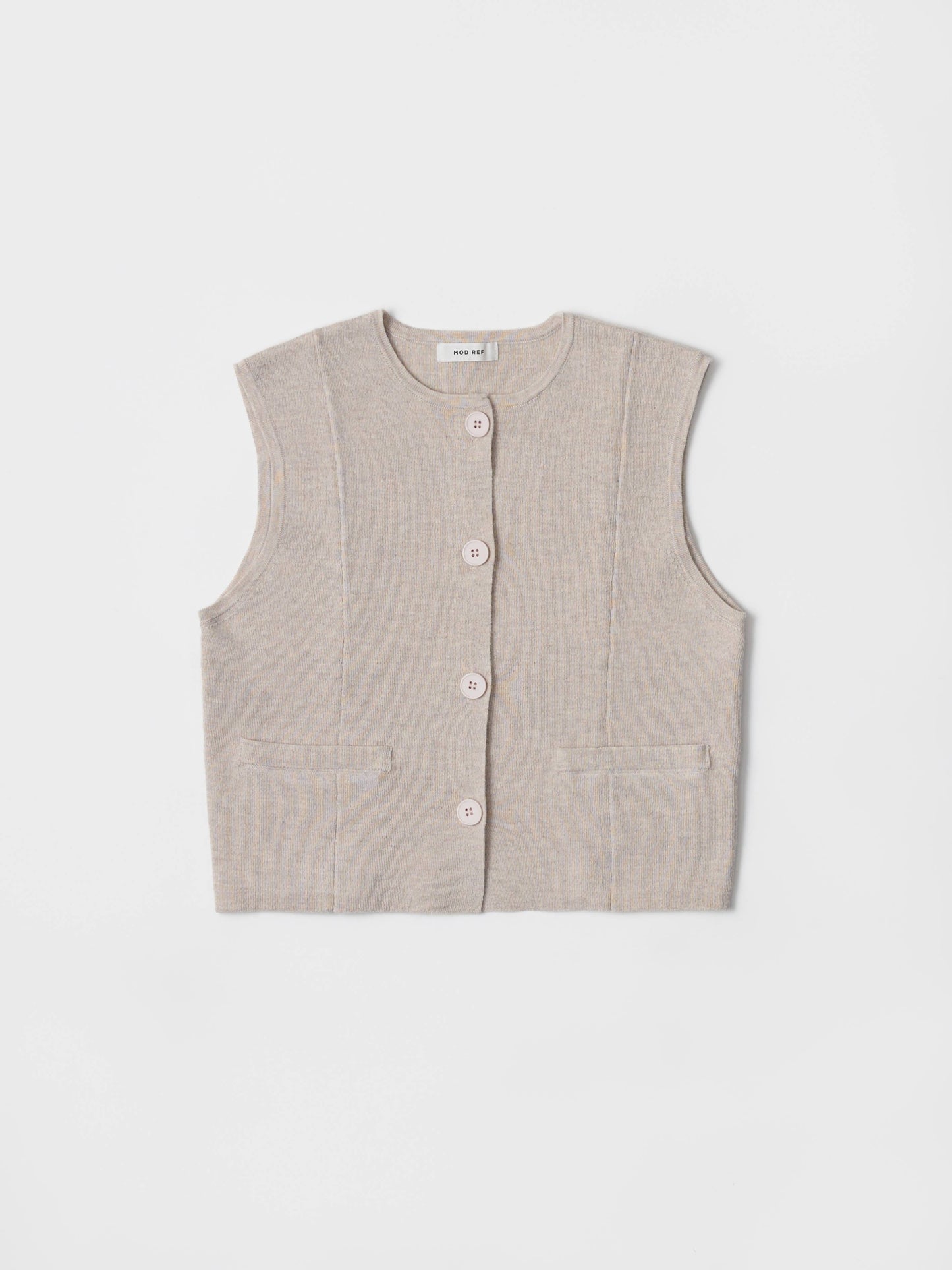 The Karla Vest | Button-Down Sweatar Vest