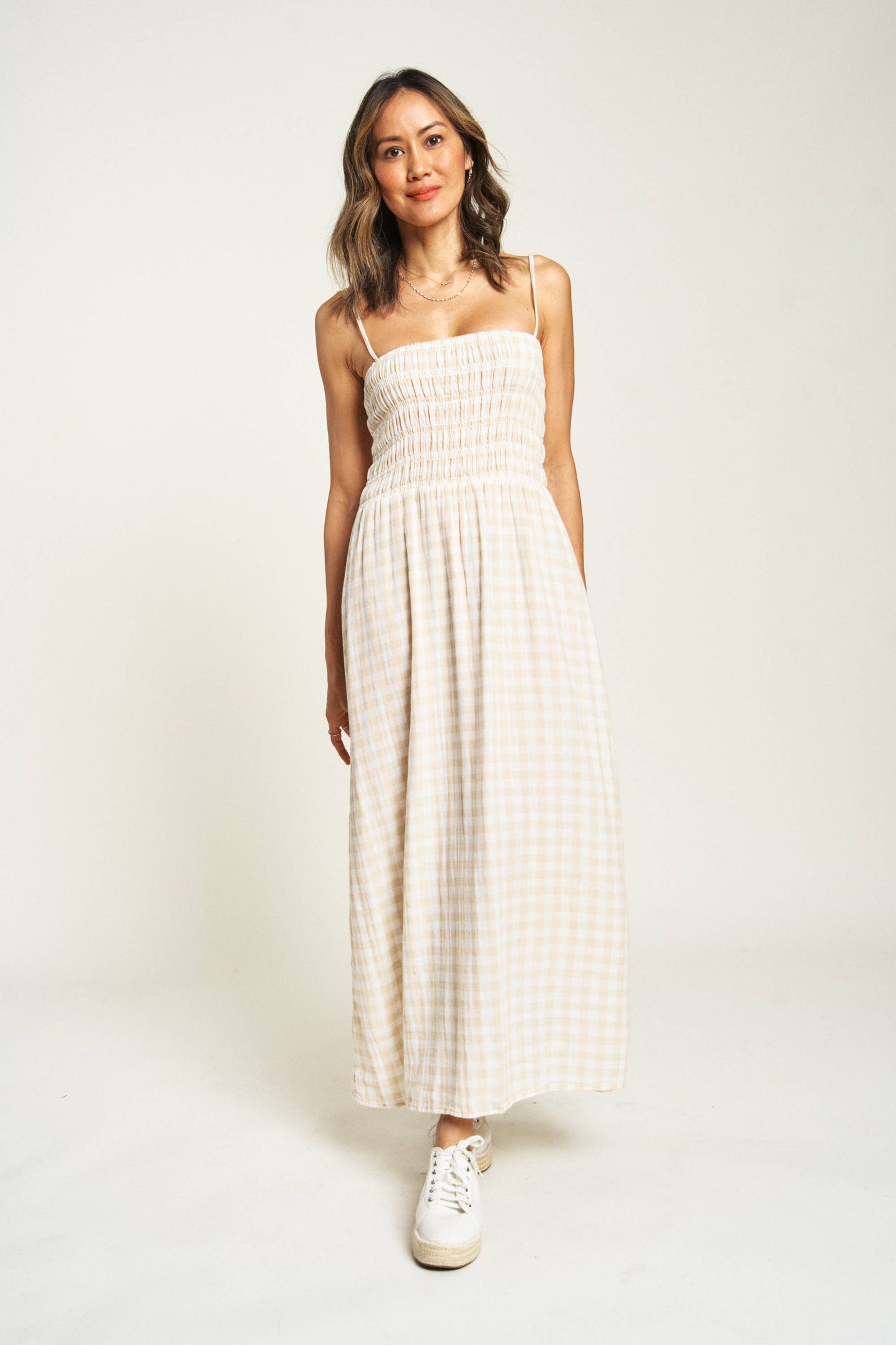 Maybrook Maxi Dress Vichy Check