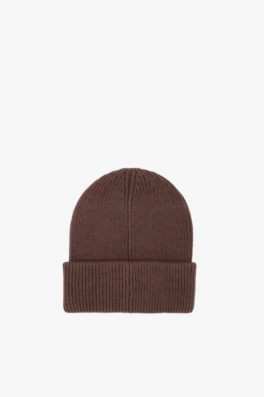 The Recycled Bottle Beanie in Chocolate Truffle - AW22