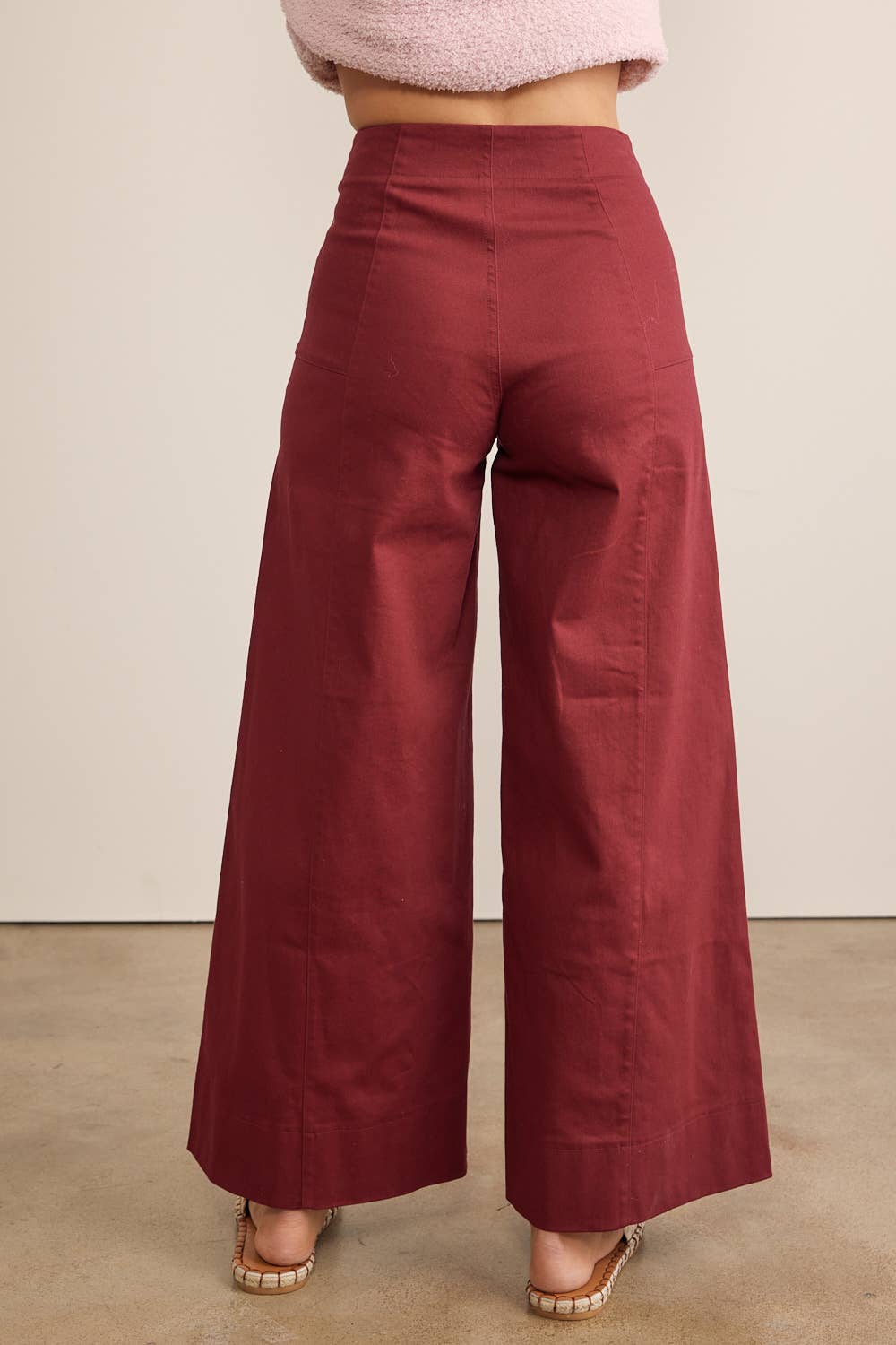 FLATTERING WIDE LEG FULL-LENGTH STRETCHY PANTS