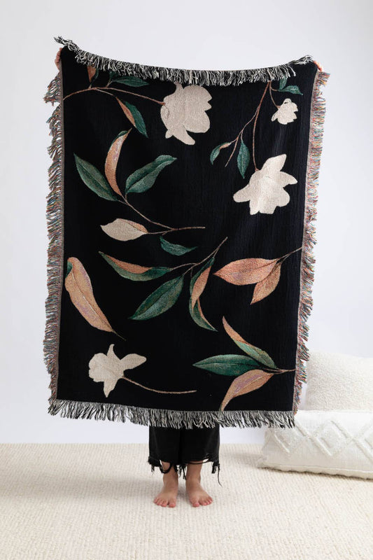 Magnolia Throw Blanket