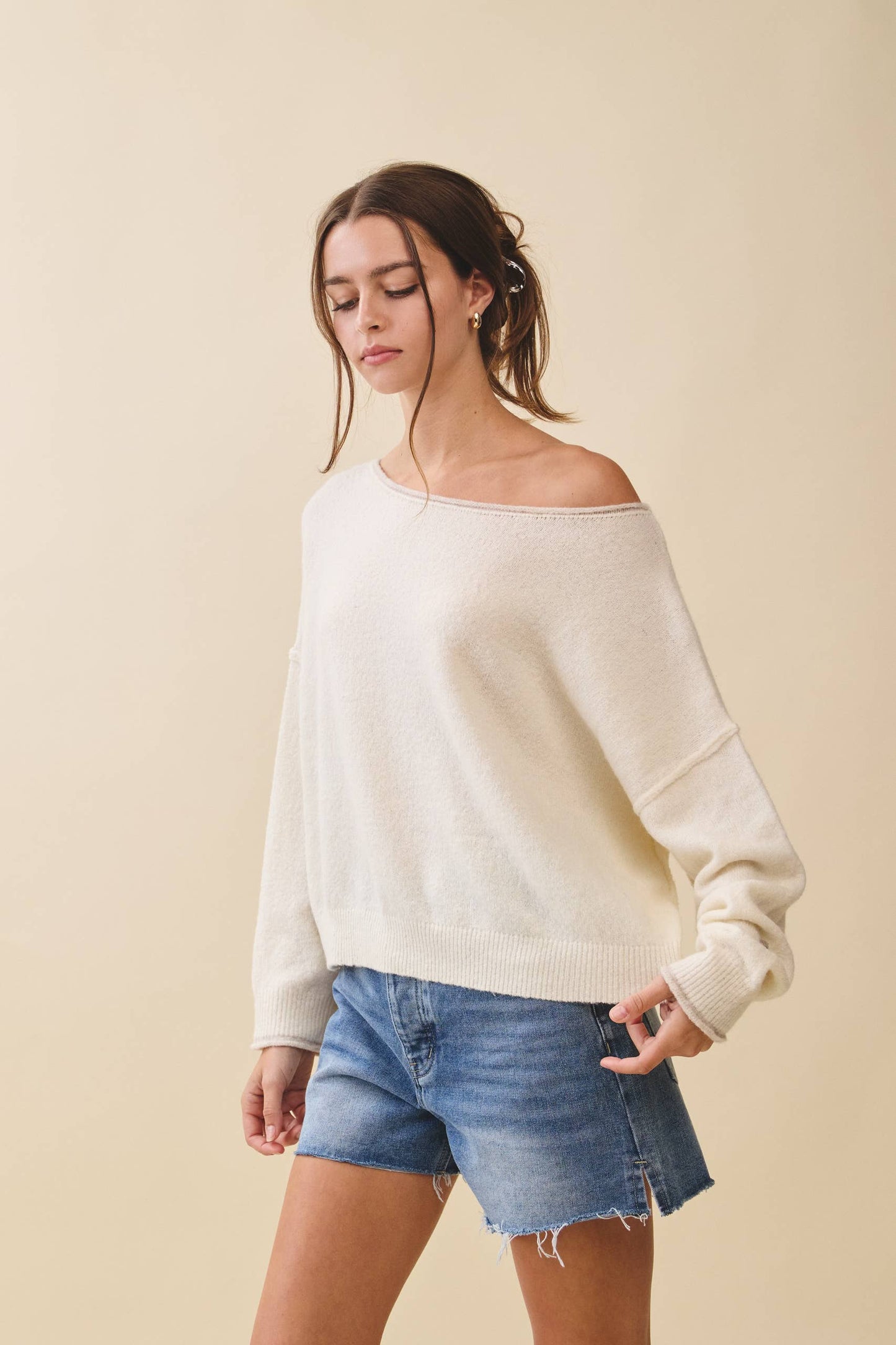 Fuzzy Knit Pullover
