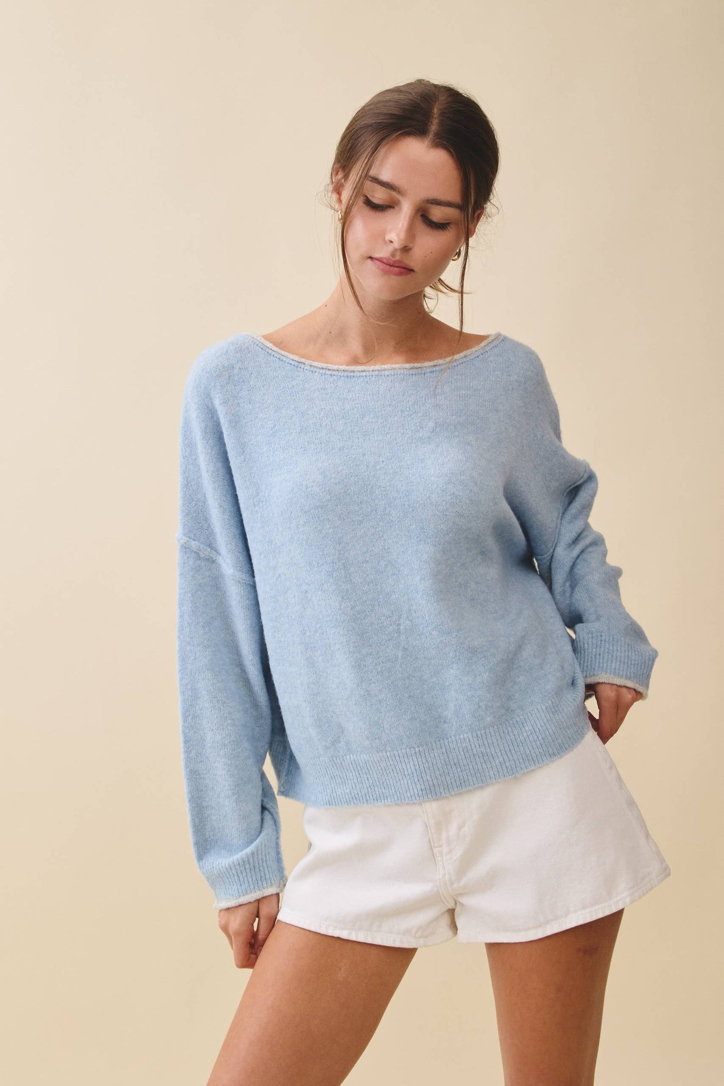Fuzzy Knit Pullover