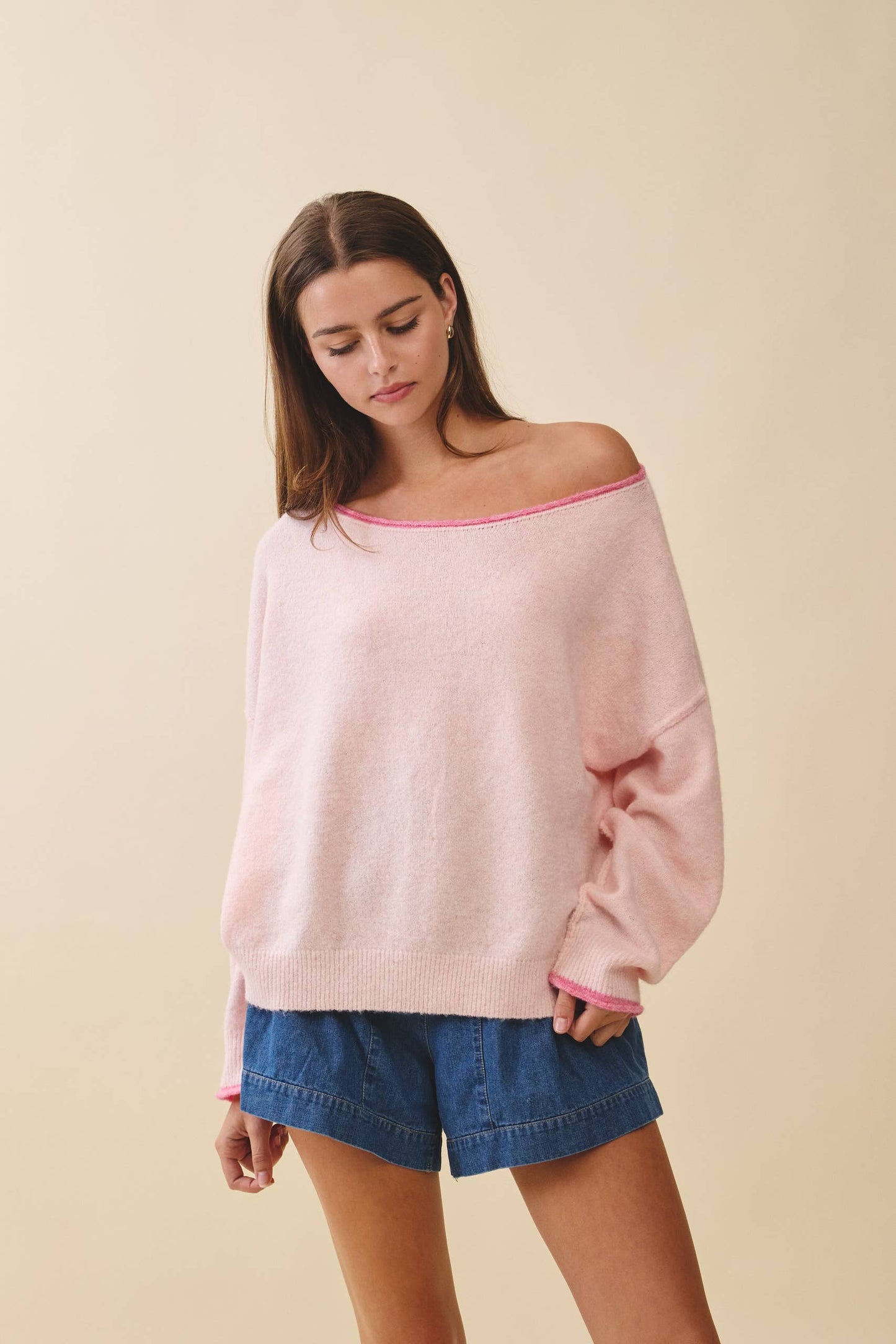Fuzzy Knit Pullover