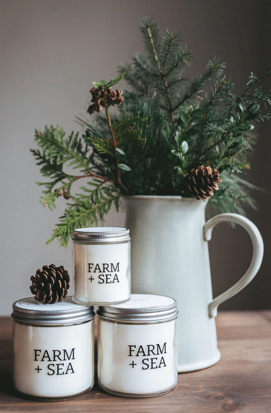 FARM + SEA CANDLE - APPLEWOOD