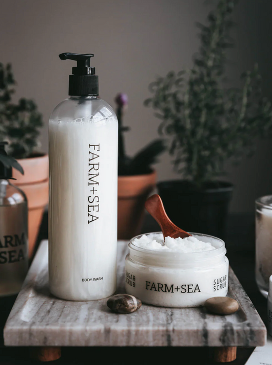 Farm + Sea: Body Wash- Lemon + Vanilla Bean