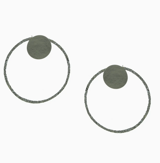 Open Circle Earrings