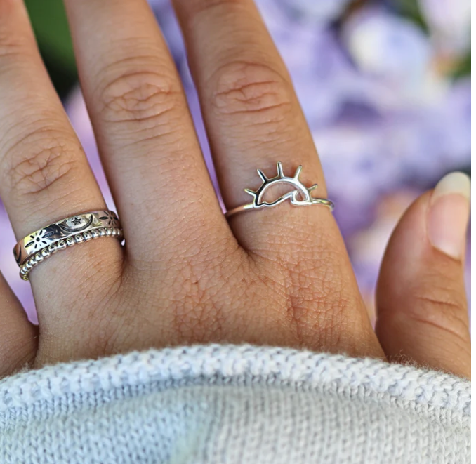 Sun and Wave Ring