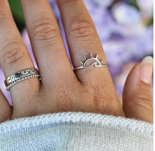 Sun and Wave Ring