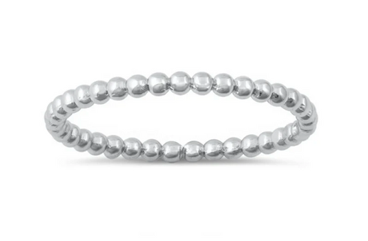 Tiny Dots High Polished Ring