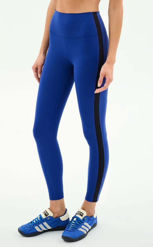 CLARE HIGH WAIST RIGOR 7/8 - cobalt/black