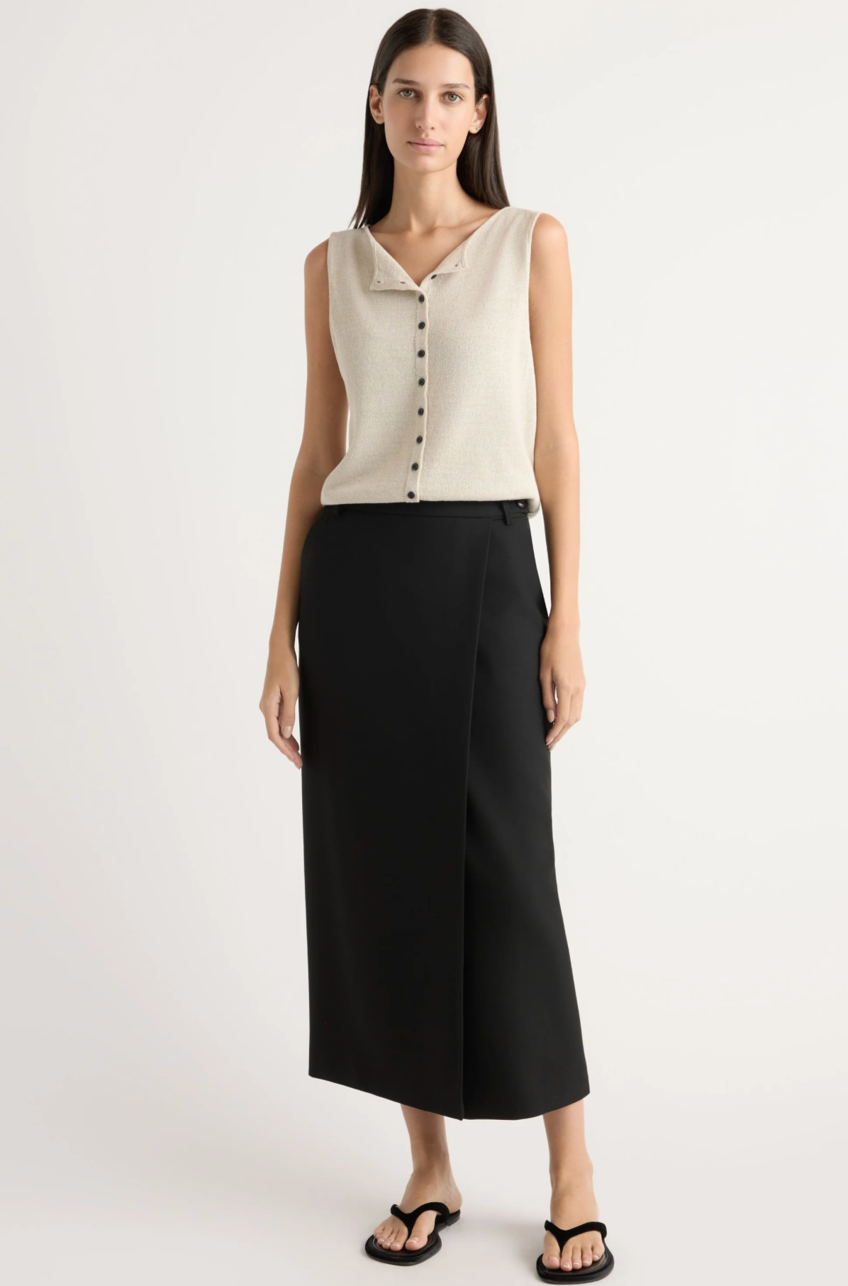 Elith Button Knit Vest