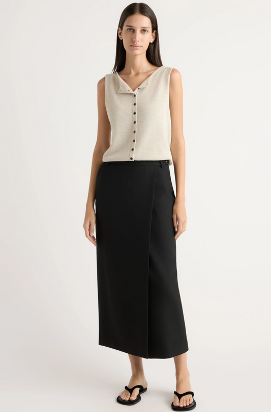 Elith Button Knit Vest