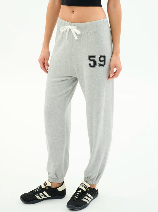 ANDIE OVERSIZED FLEECE VARSITY 59 SWEATPANT