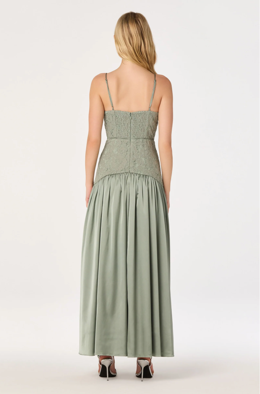 Kaylani Lace Bustier Maxi Dress