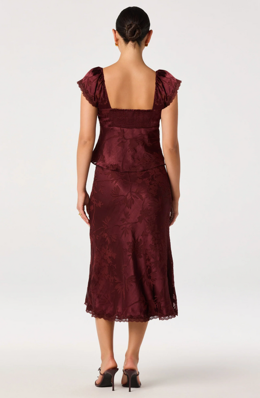 Vanessa Floral Cap Sleeve Top