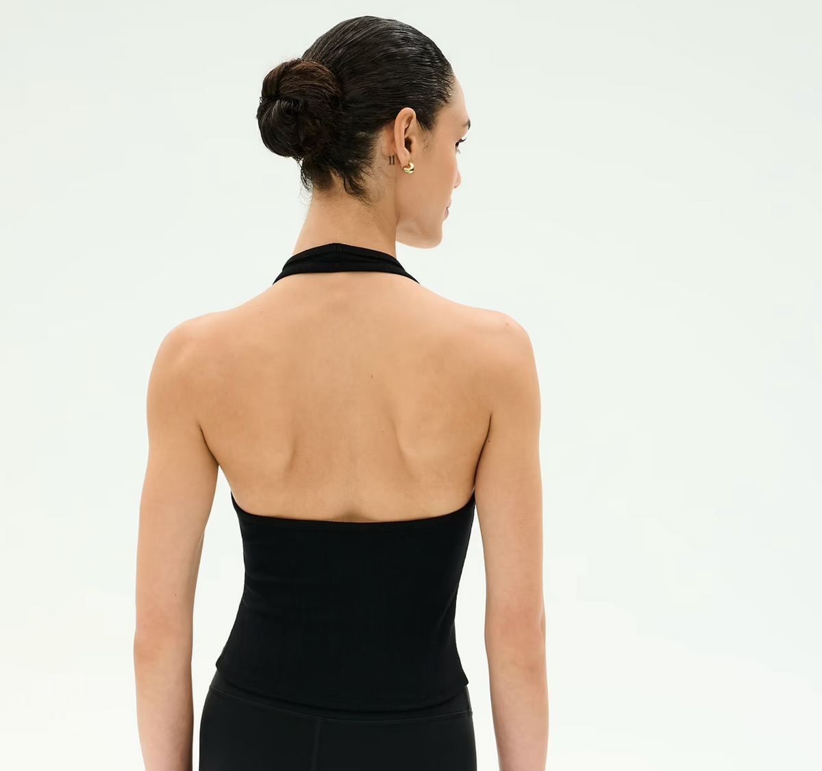 June Rib Halter Black
