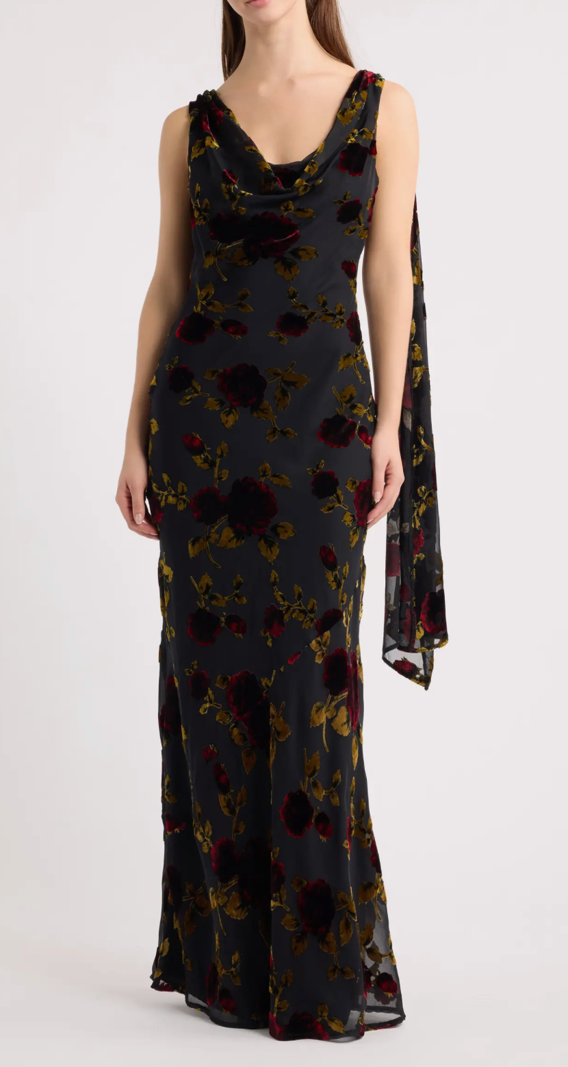 Archer Scarf Maxi Dress