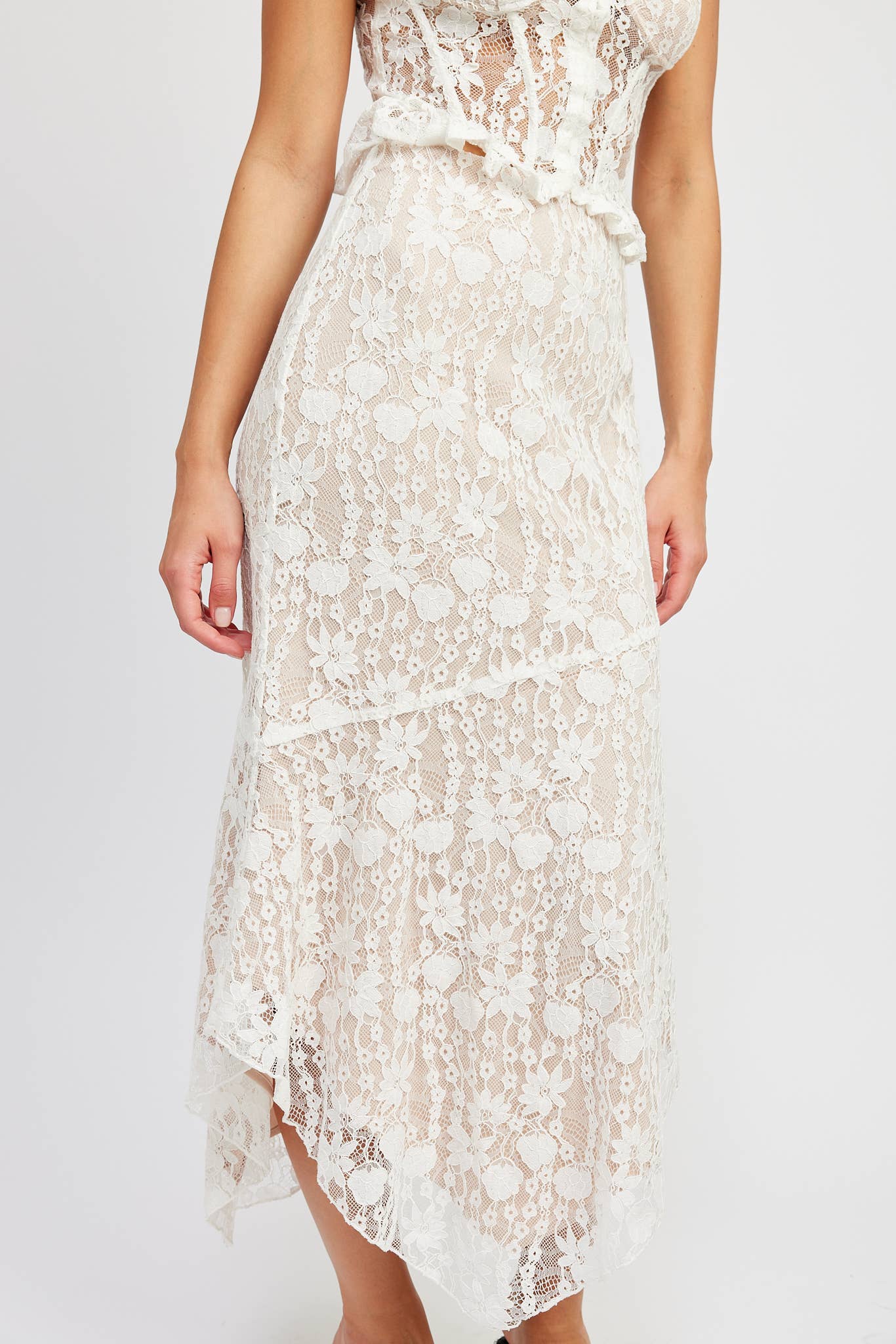 LACE MAXI SKIRT