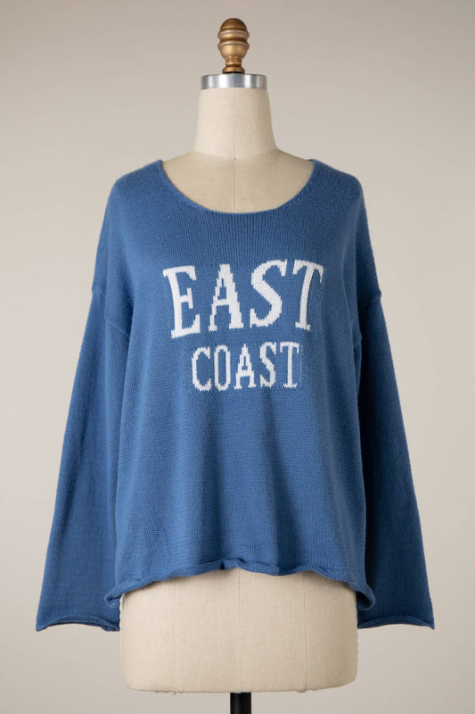 East Coast Light Weight Saying Sweater