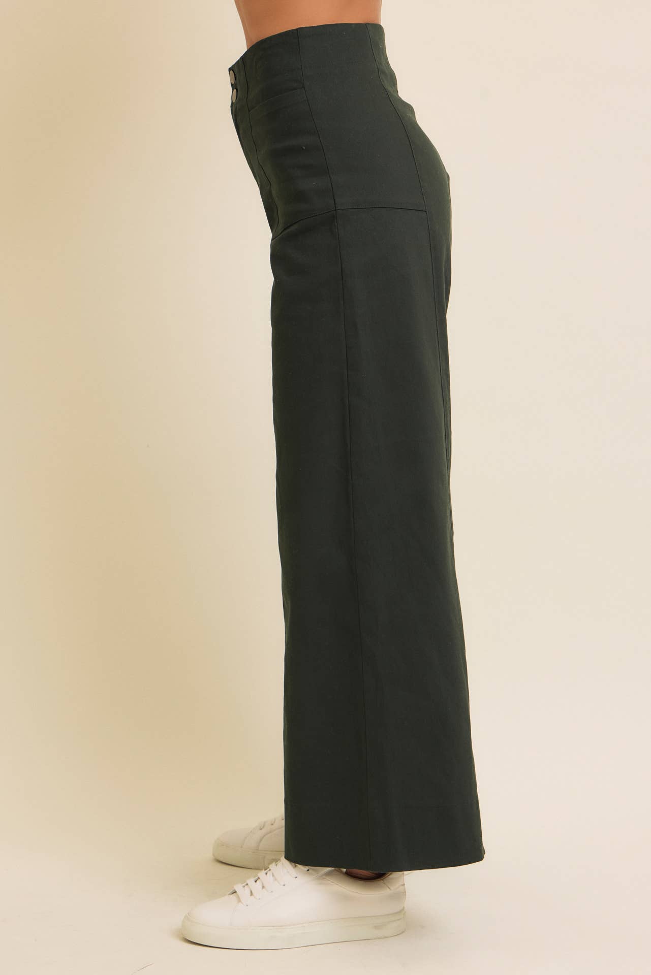 FLATTERING WIDE LEG FULL-LENGTH STRETCHY PANTS