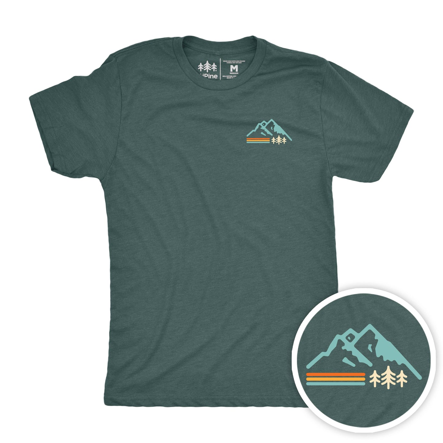 Retro Mountain CloudFit Tee