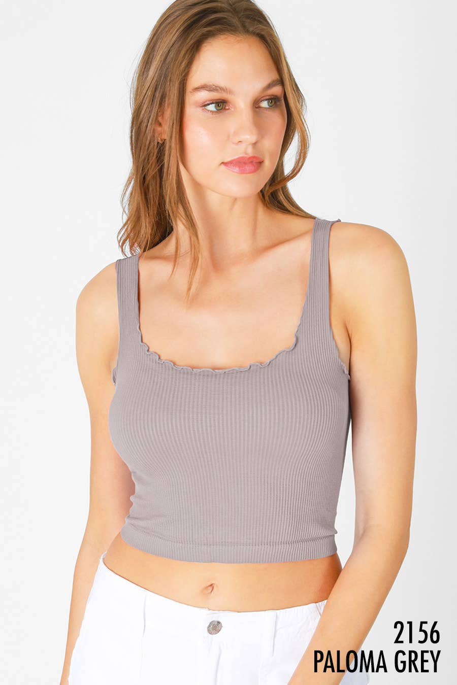 Lettuce Edge Crop Top