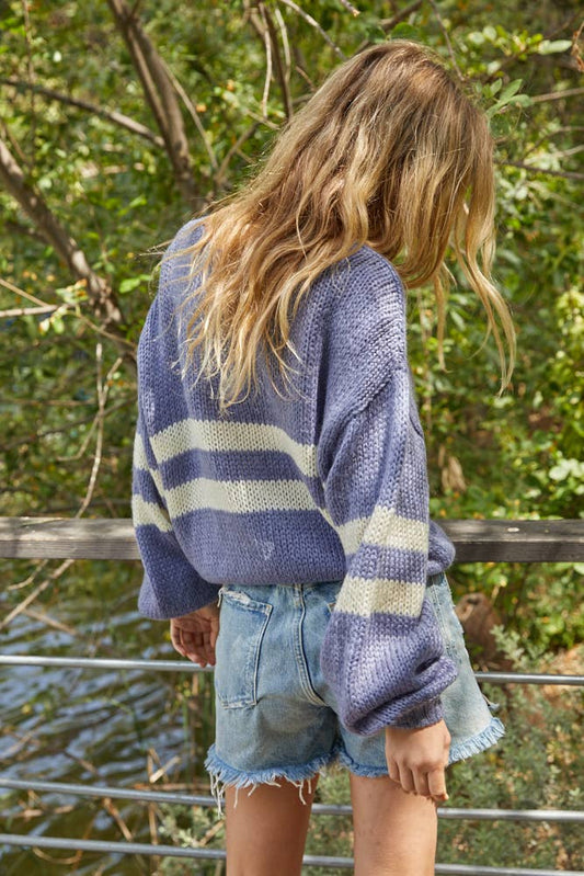 VARSITY STRIPED SWEATER