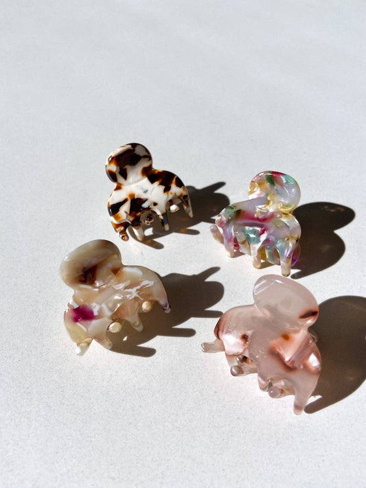 Marble Mini Hair Claw Clip | Eco Friendly