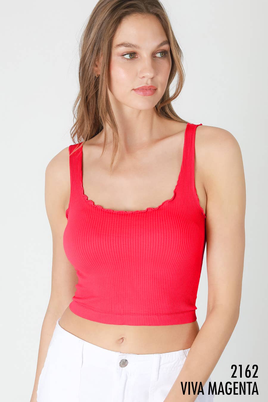 Lettuce Edge Crop Top