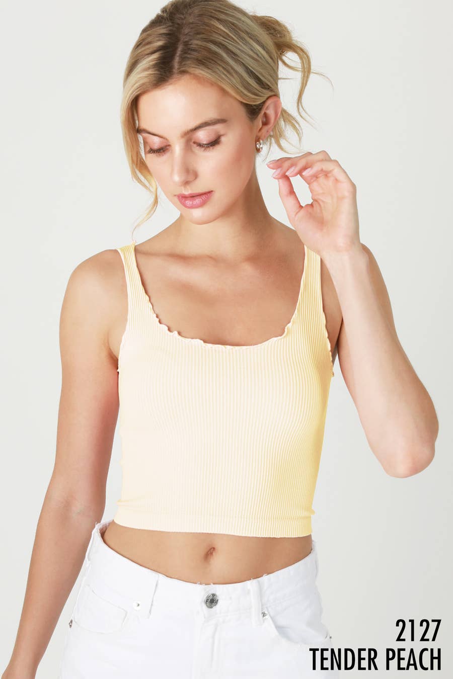 Lettuce Edge Crop Top