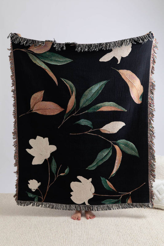 Magnolia Throw Blanket